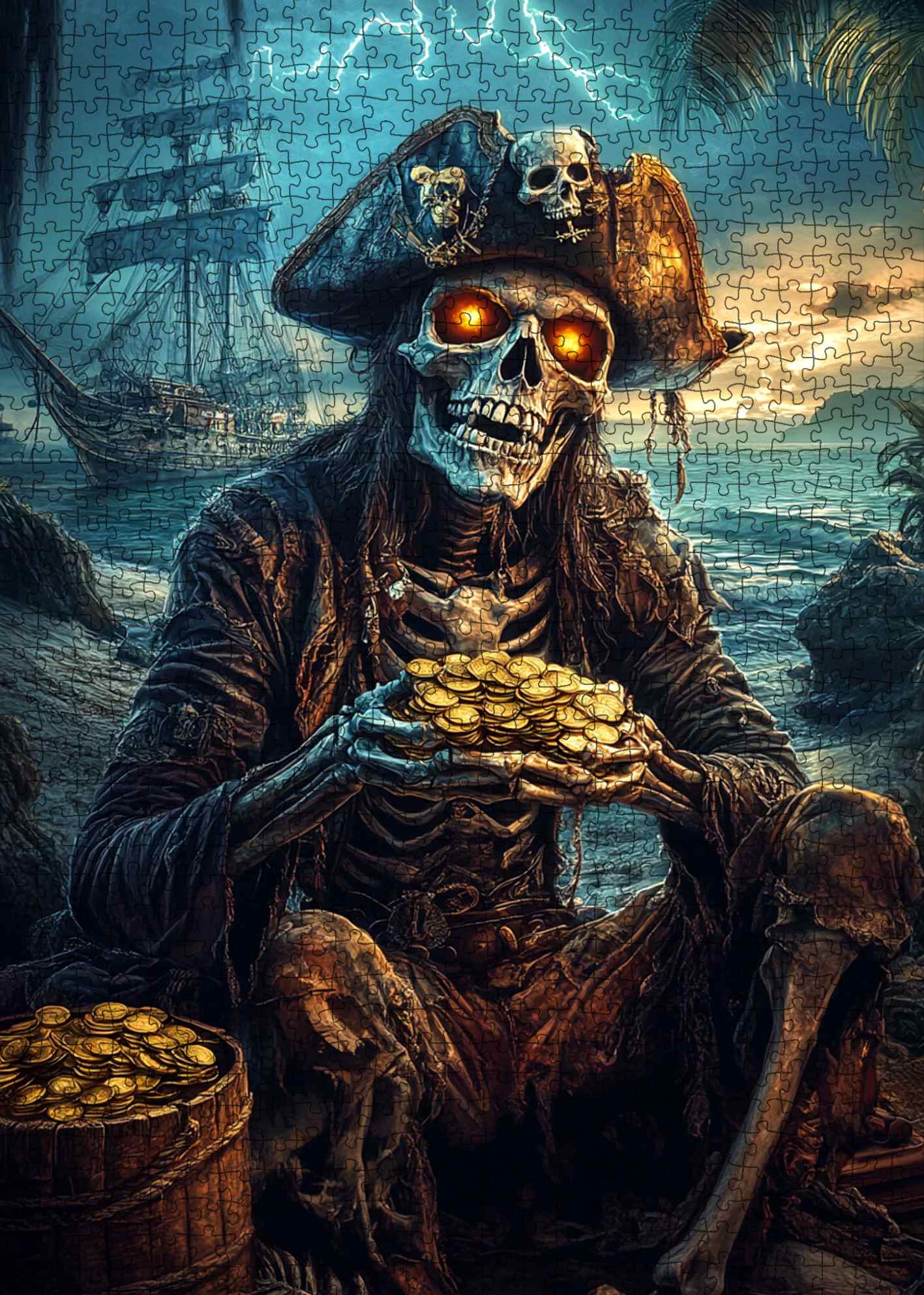 Cursed Pirate Treasure Jigsaw Puzzle