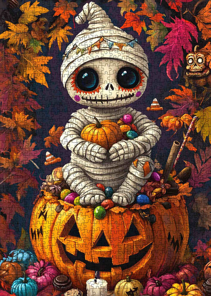 Cute Halloween Mummy Jigsaw Puzzle