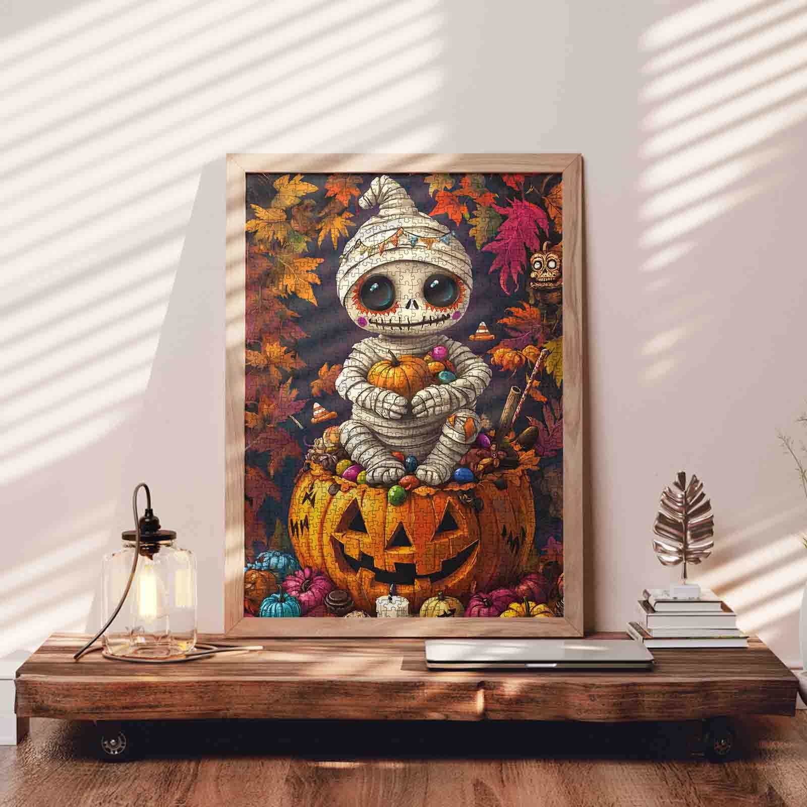 Cute Halloween Mummy Jigsaw Puzzle