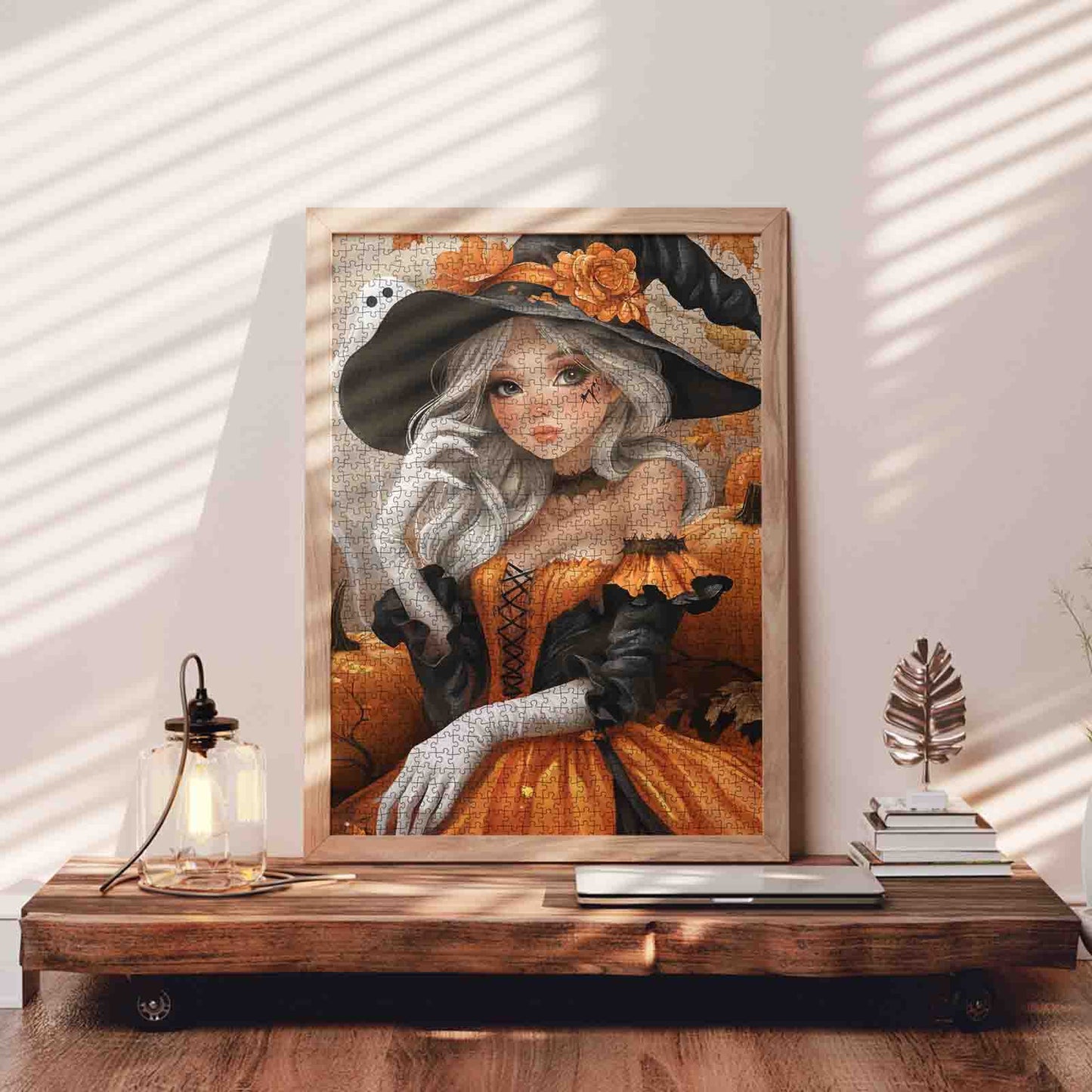Cute Halloween Witch Jigsaw Puzzle