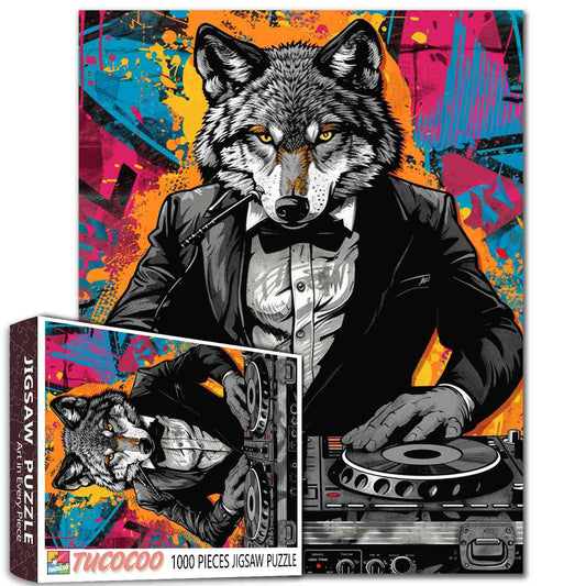 DJ Wolf Graffiti Jigsaw Puzzle