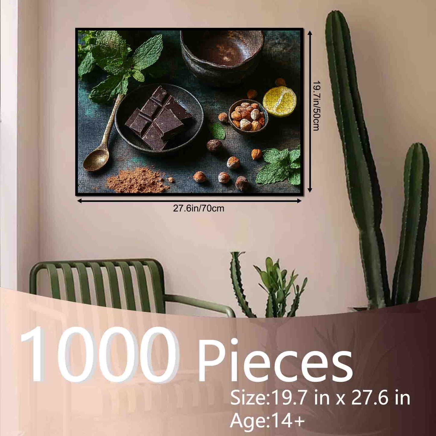 Dark Chocolate Artisan Still Life Jigsaw Puzzle