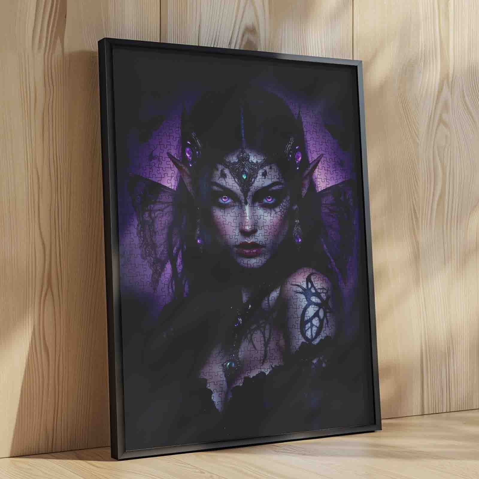 Dark Enchantress Fairy Jigsaw Puzzle