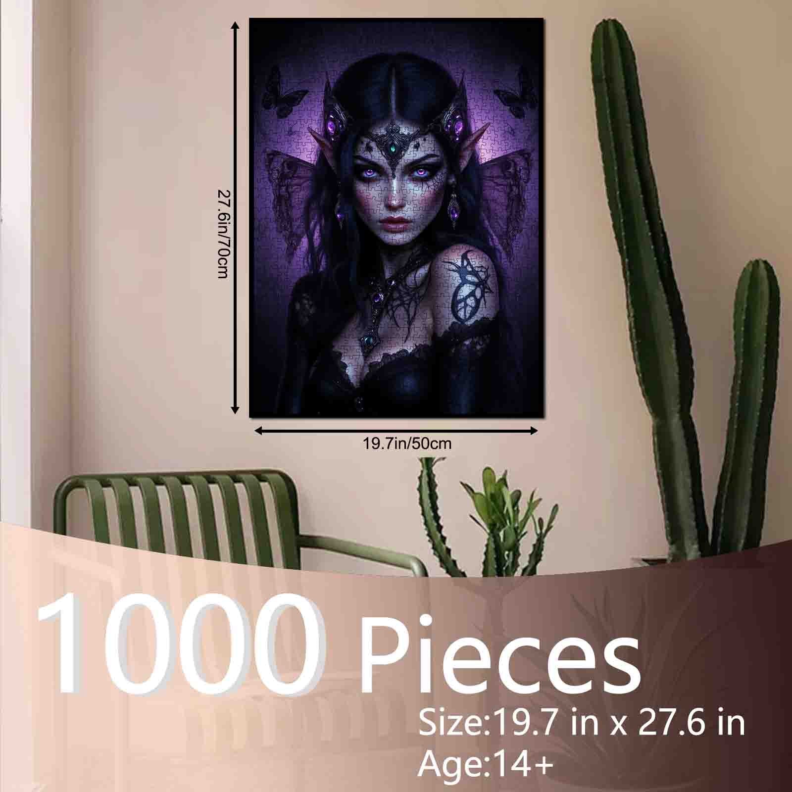 Dark Enchantress Fairy Jigsaw Puzzle