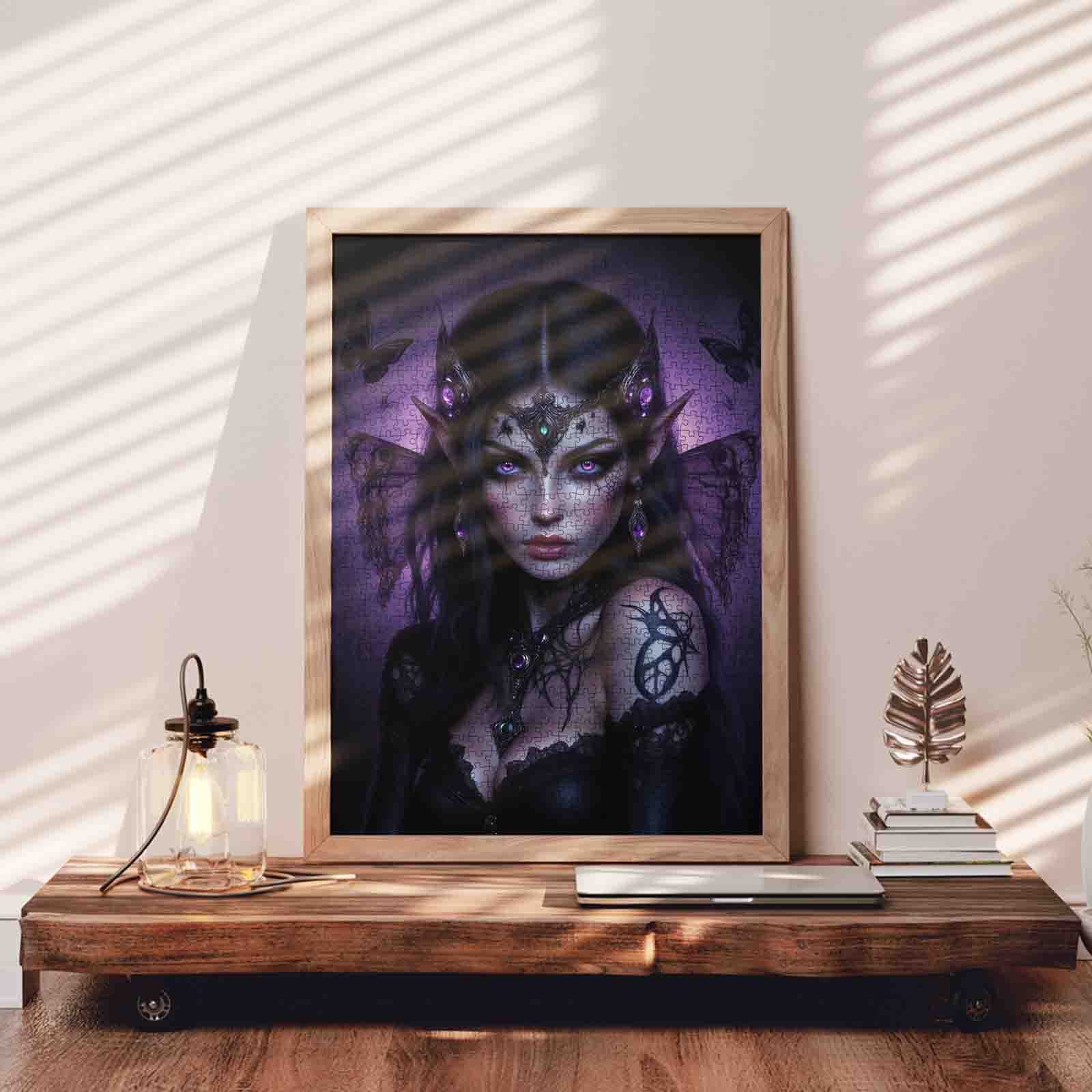Dark Enchantress Fairy Jigsaw Puzzle