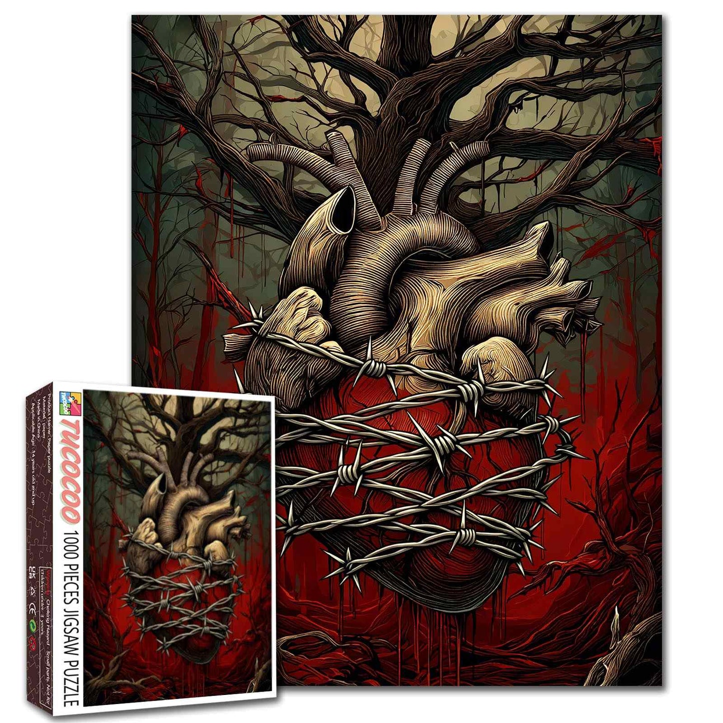 Dark Heart Jigsaw Puzzle