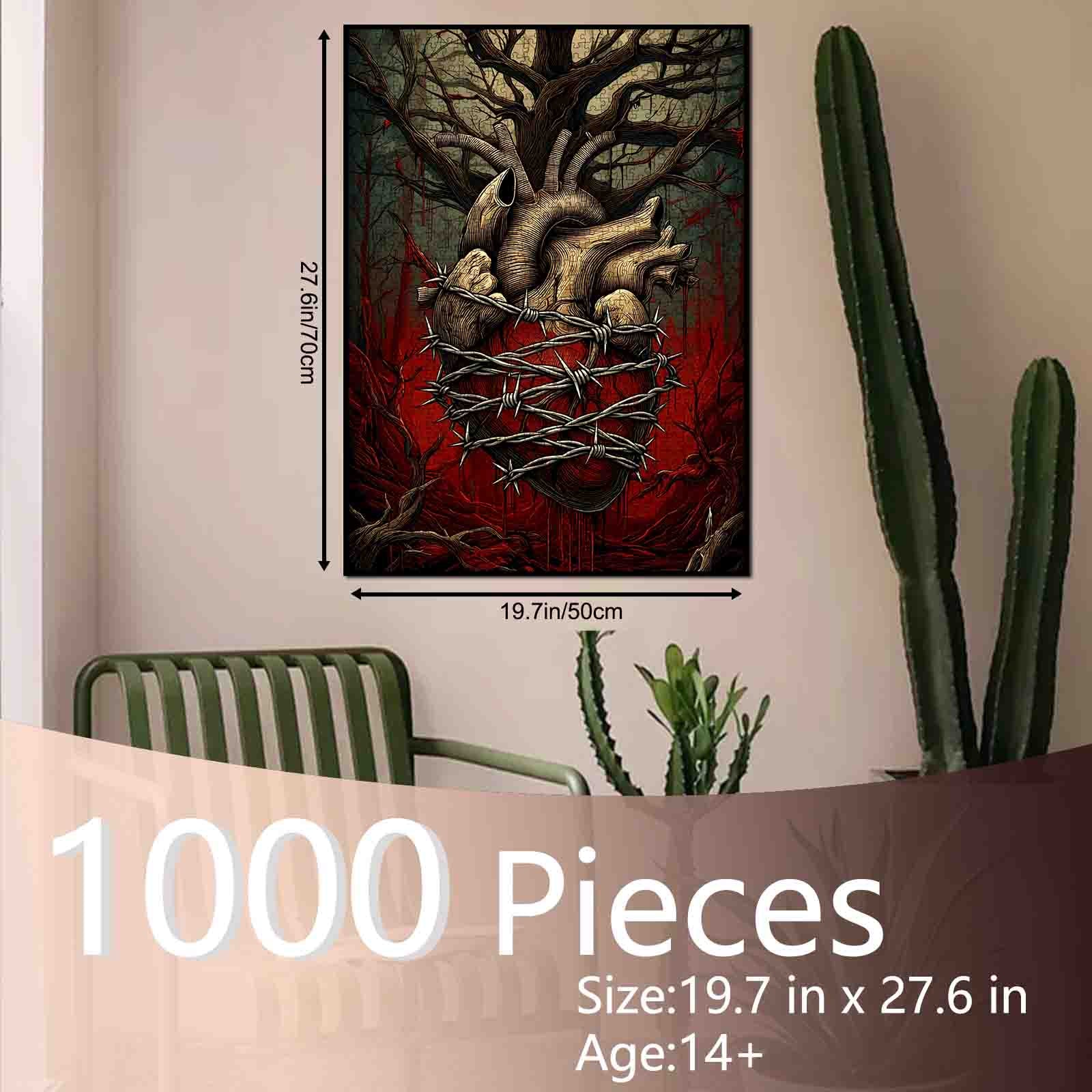 Dark Heart Jigsaw Puzzle