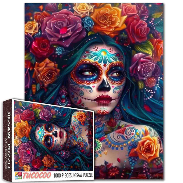 DayoftheDeadWomanFloralSkullJi