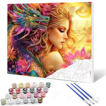 Dragon’s Embrace Paint by Numbers