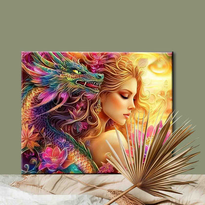 Dragon’s Embrace Paint by Numbers