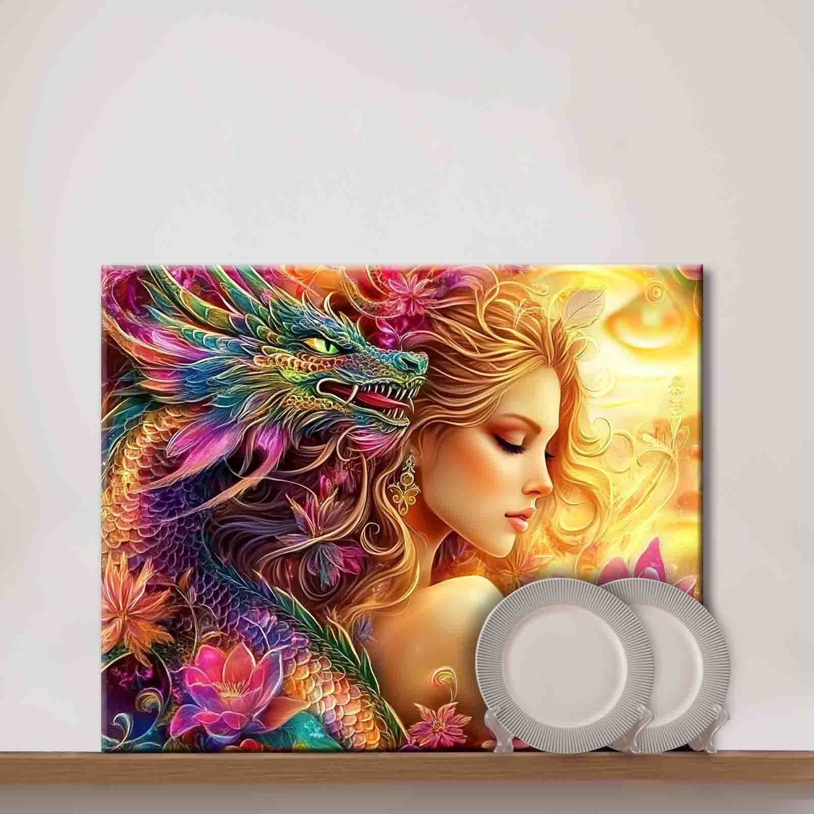 Dragon’s Embrace Paint by Numbers