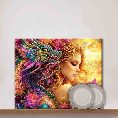 Dragon’s Embrace Paint by Numbers