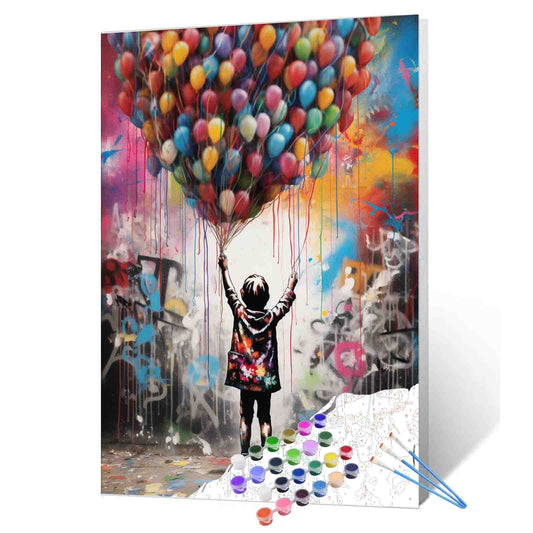 Dreamscape Balloons paint by numbers
