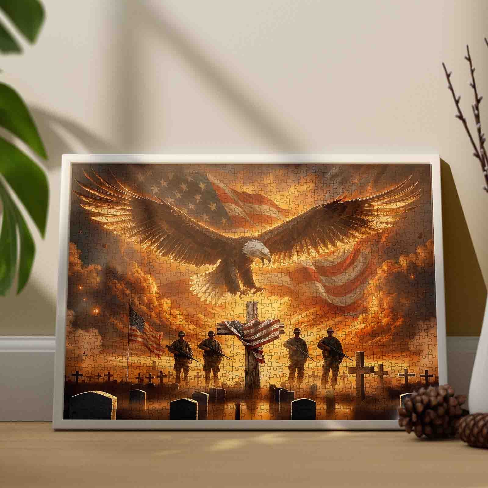 Eagle of Honor Memorial Jigsaw Puzzle
