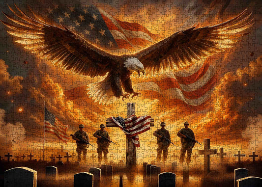 Eagle of Honor Memorial Jigsaw Puzzle