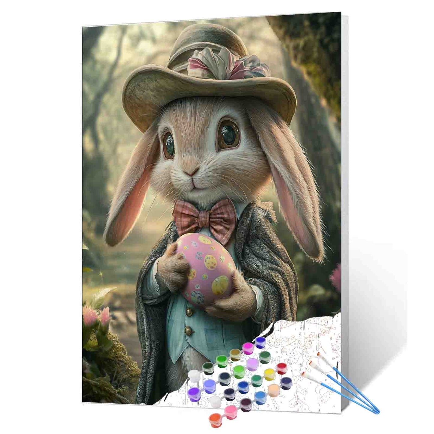 Easter Bunny Gentleman Paint by Numbers