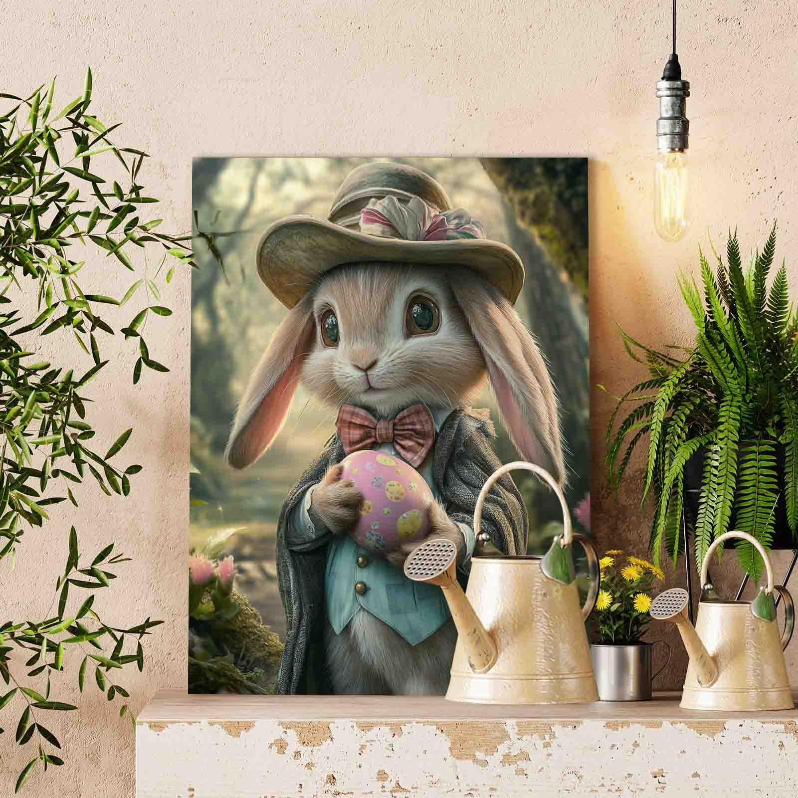 Easter Bunny Gentleman Paint by Numbers