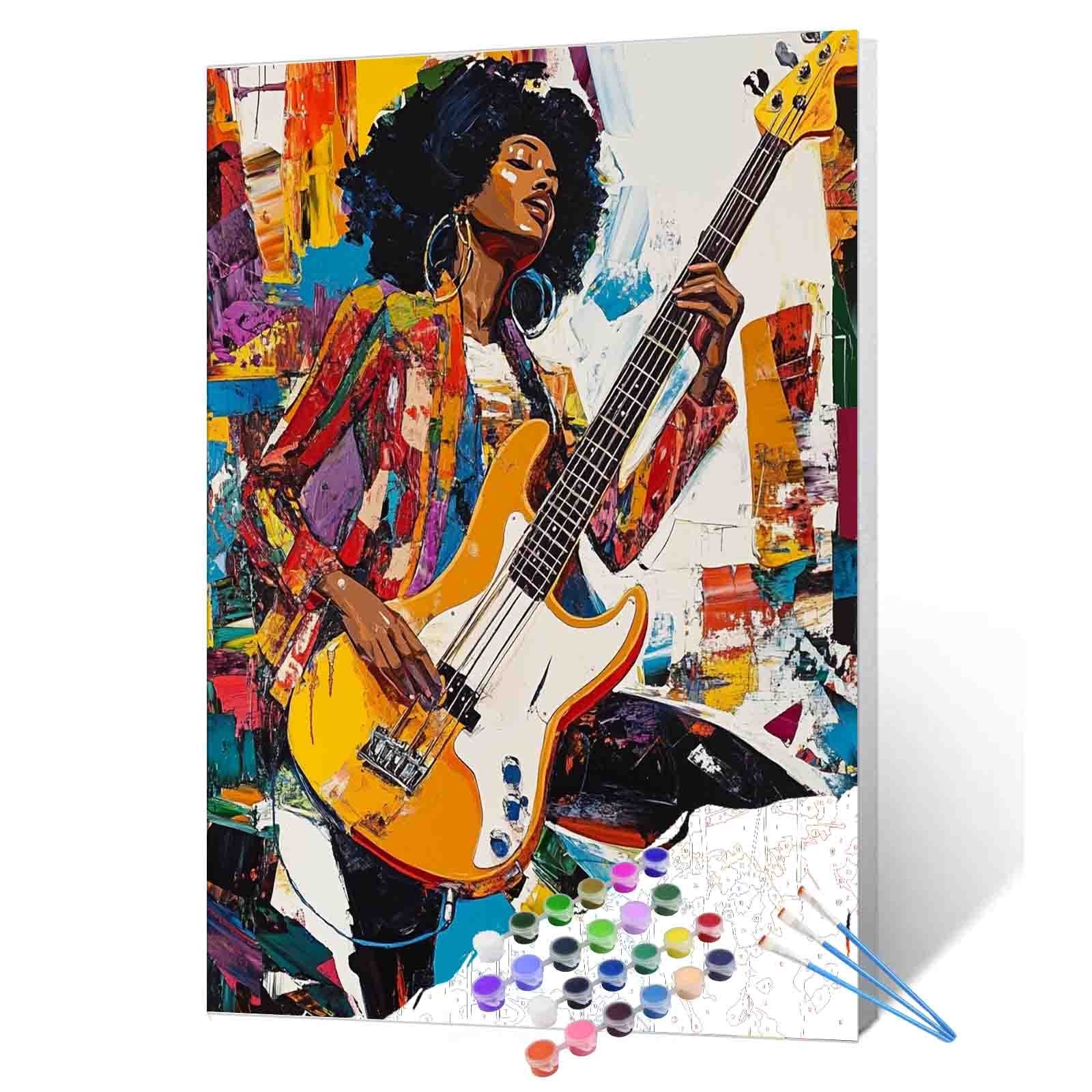 Electric Groove Queen Paint by Numbers