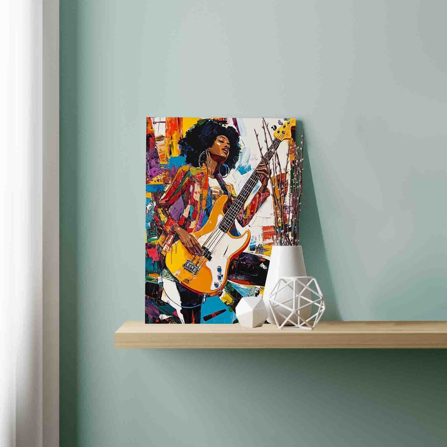 Electric Groove Queen Paint by Numbers