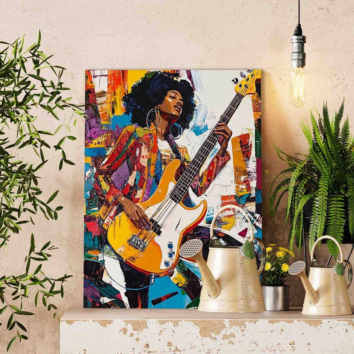 Electric Groove Queen Paint by Numbers