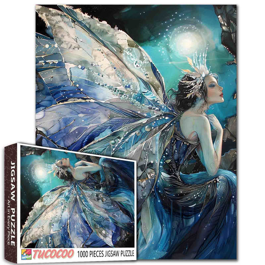Elf Huge Wings Jigsaw Puzzle
