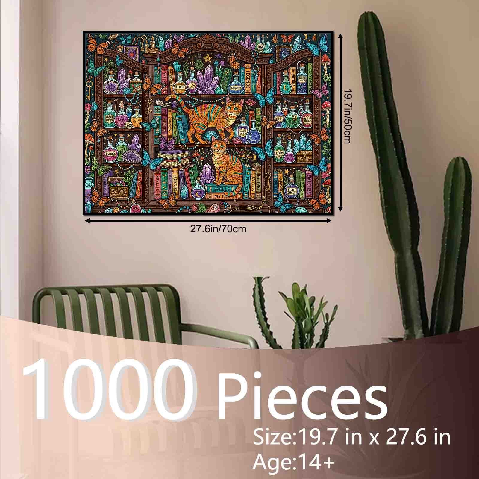 Enchanted Cat Apothecary Jigsaw Puzzle