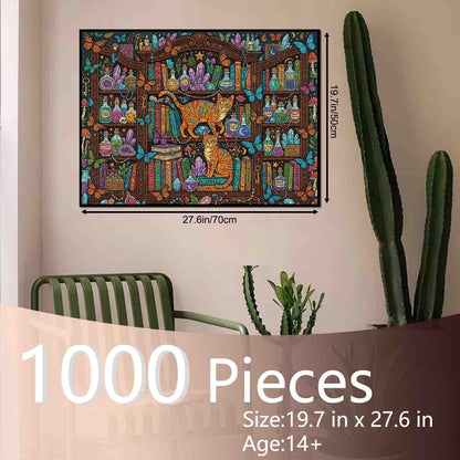 Enchanted Cat Apothecary Jigsaw Puzzle