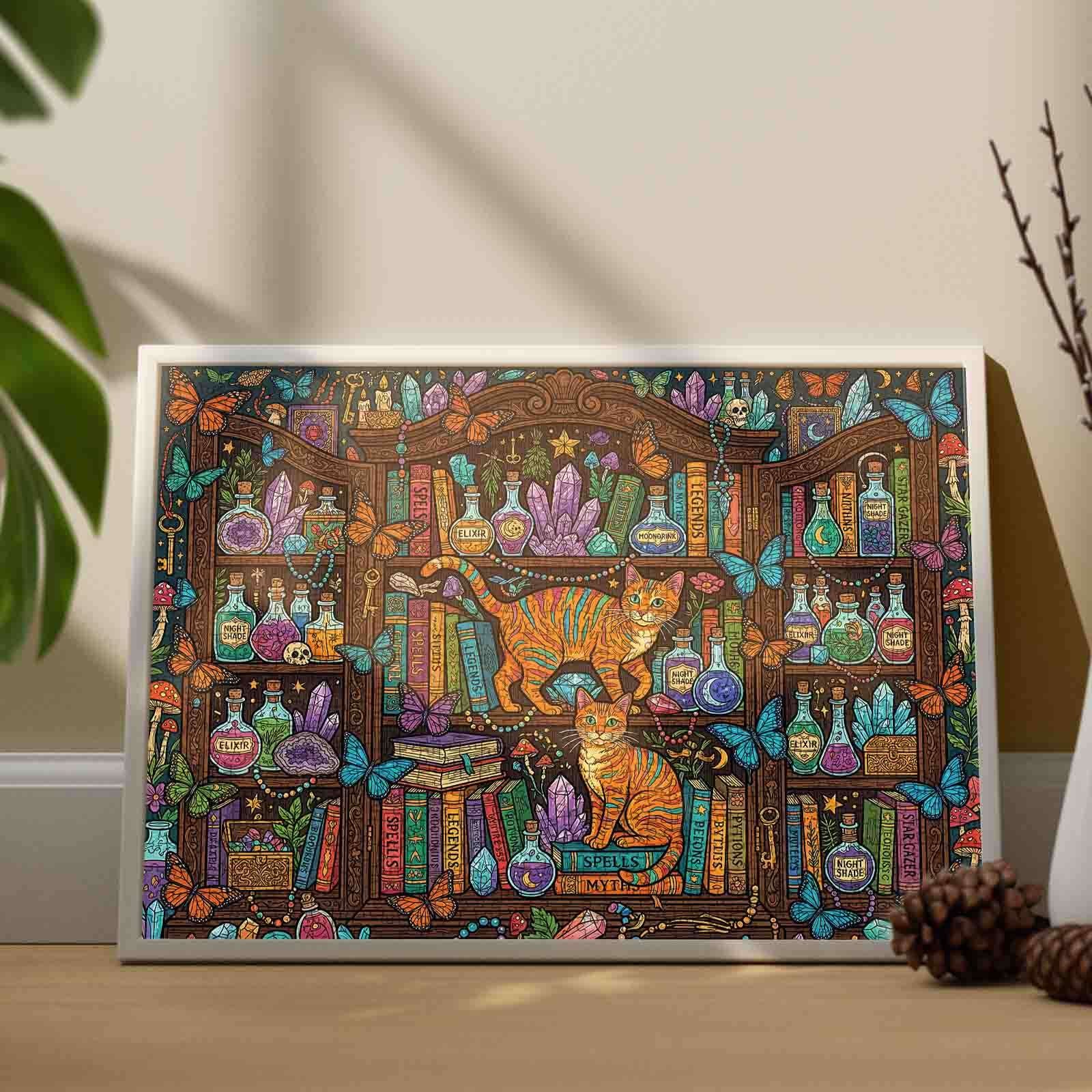 Enchanted Cat Apothecary Jigsaw Puzzle