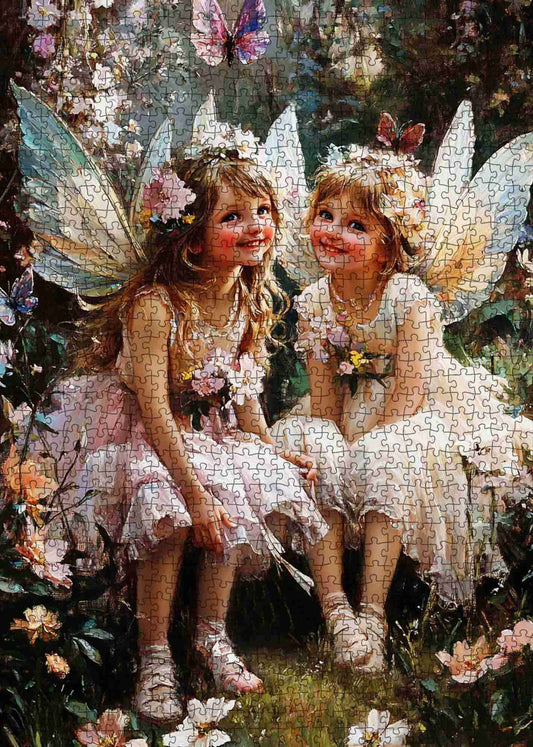 Enchanted Garden Fairies Jigsaw Puzzle