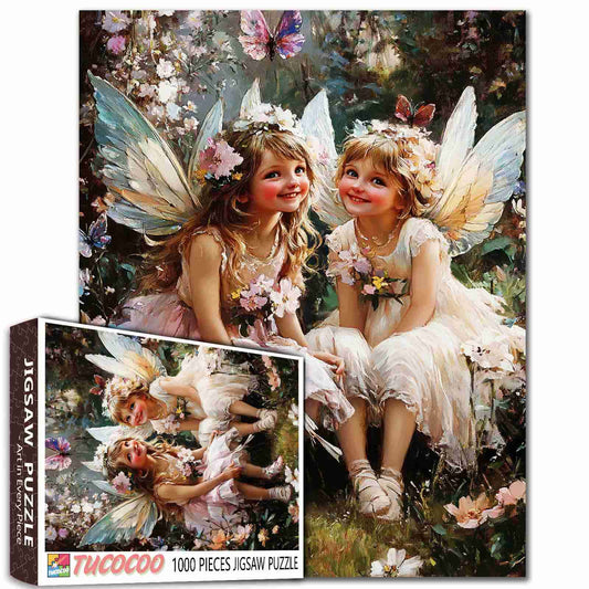 Enchanted Garden Fairies Jigsaw Puzzle