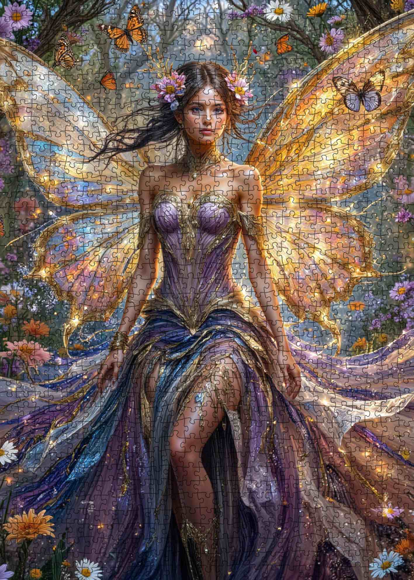 Enchanted Garden Fairy Jigsaw Puzzle