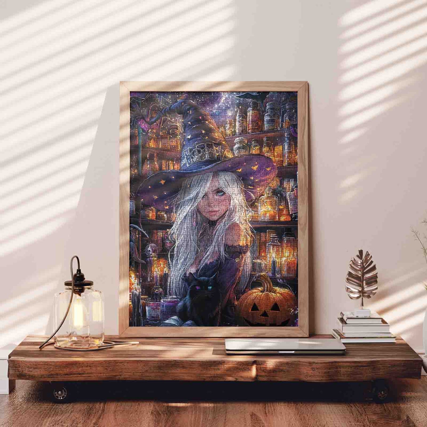 Enchanted Halloween Witch Jigsaw Puzzle