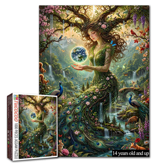 Enchanted Mother Nature Forest Jigsaw Puzzle
