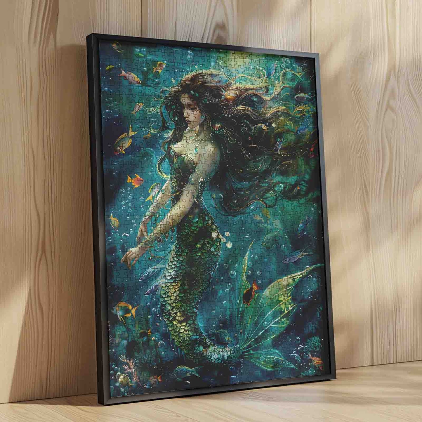 Enchanted Ocean Mermaid Elegance Jigsaw Puzzle
