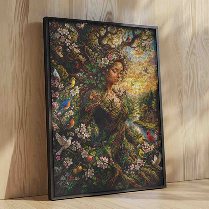 Enchanted Tree Goddess Jigsaw Puzzle