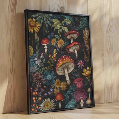 Zauberhafte Waldpilze Puzzle