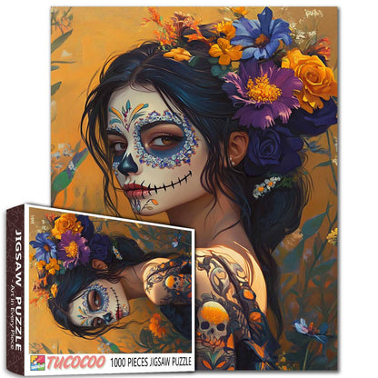 Enchanting Calavera Beauty Jigsaw Puzzle