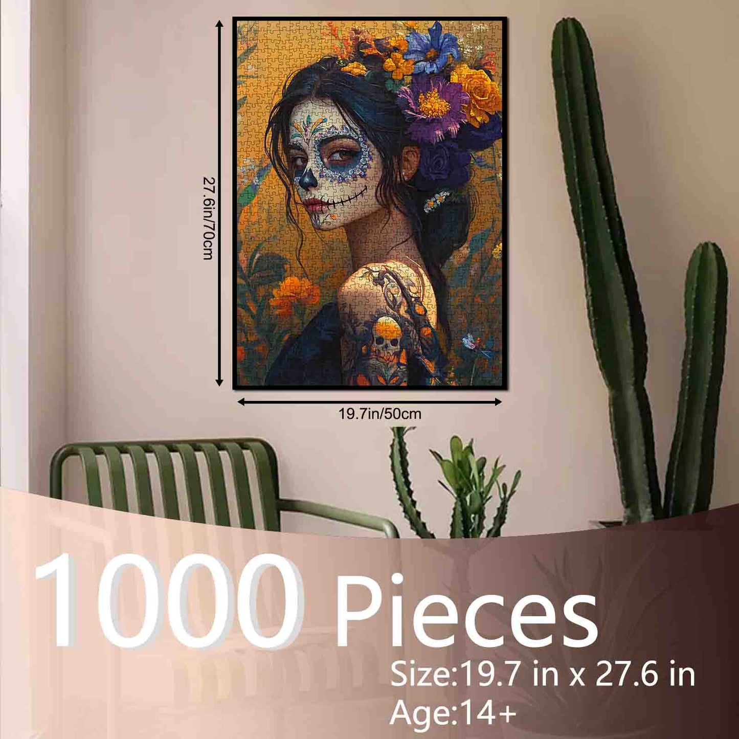 Enchanting Calavera Beauty Jigsaw Puzzle