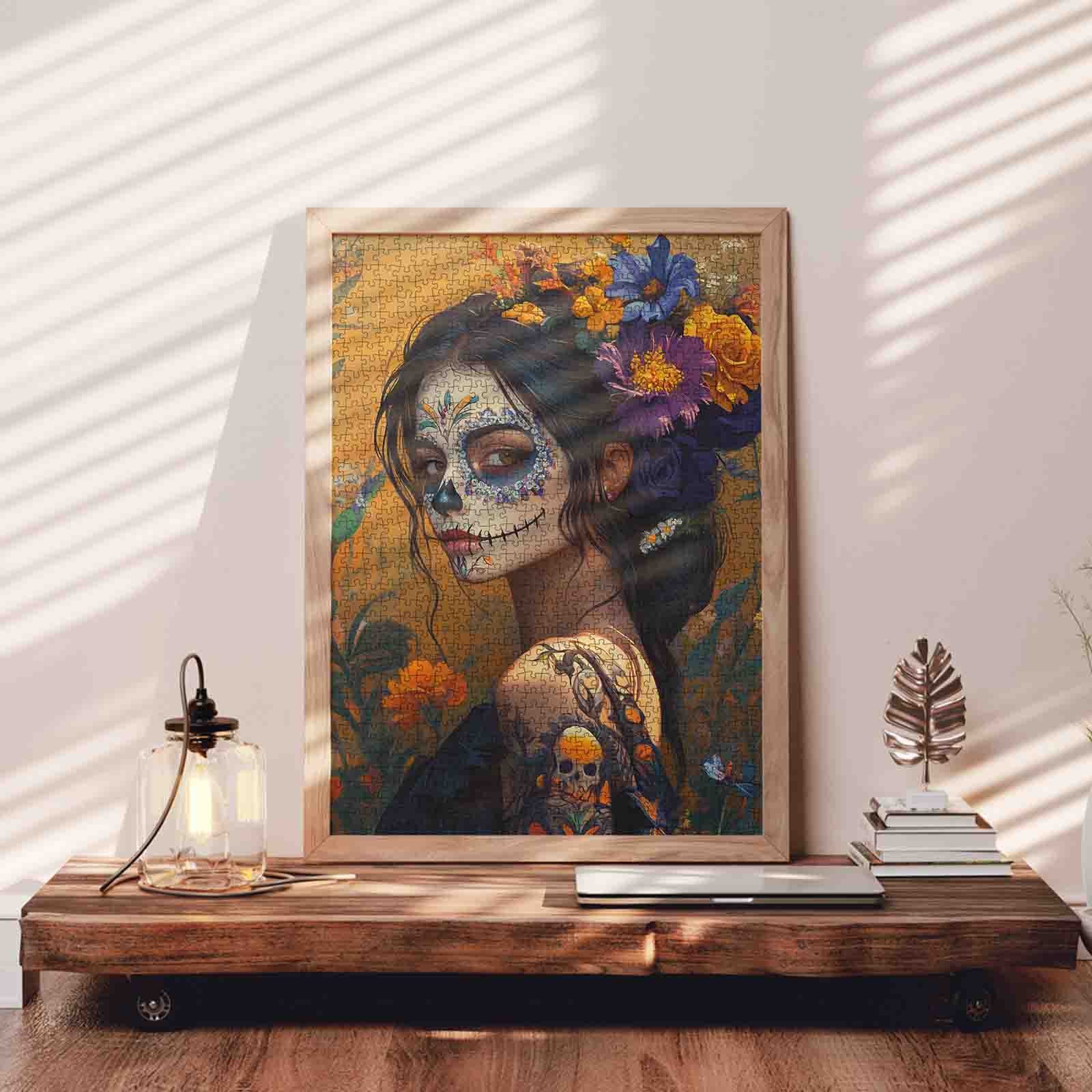 Enchanting Calavera Beauty Jigsaw Puzzle