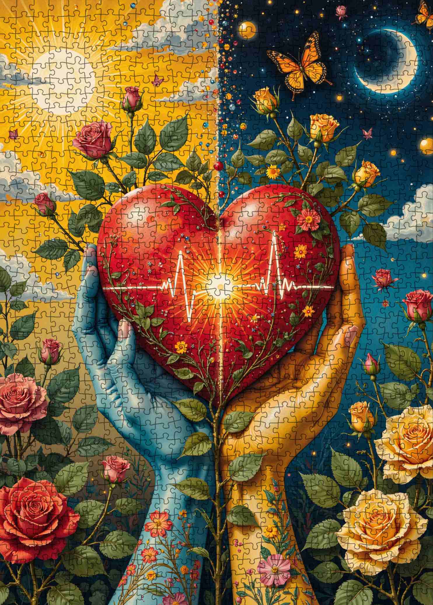 Eternal Pulse of Love Jigsaw Puzzle