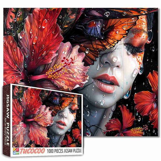 Ethereal Floral Essence Jigsaw Puzzle