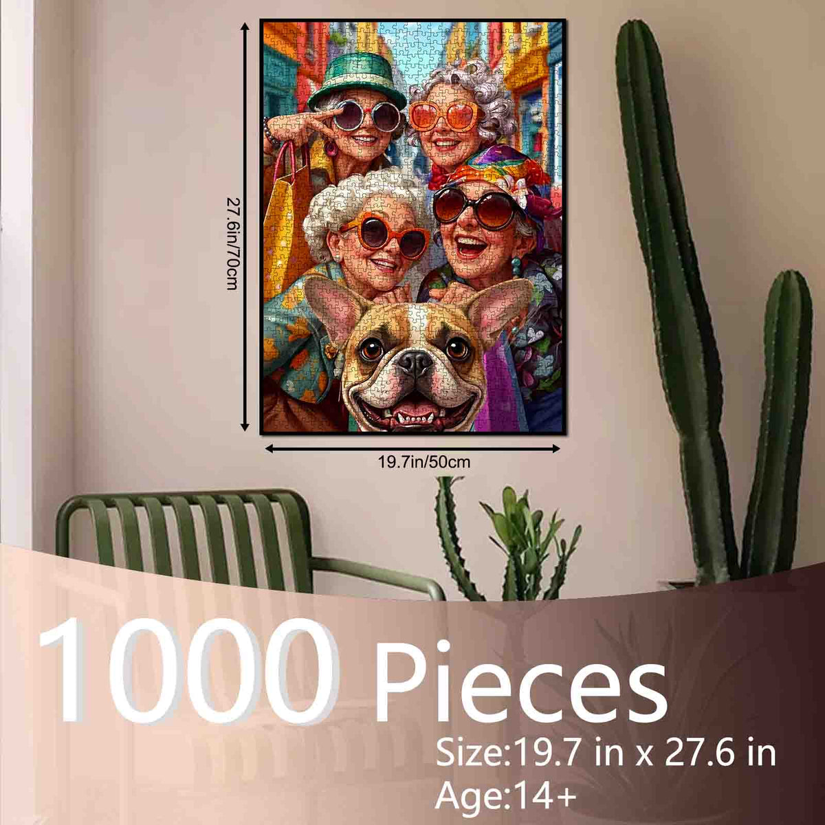 Fabulous Grandmas Dog Selfie Jigsaw Puzzle