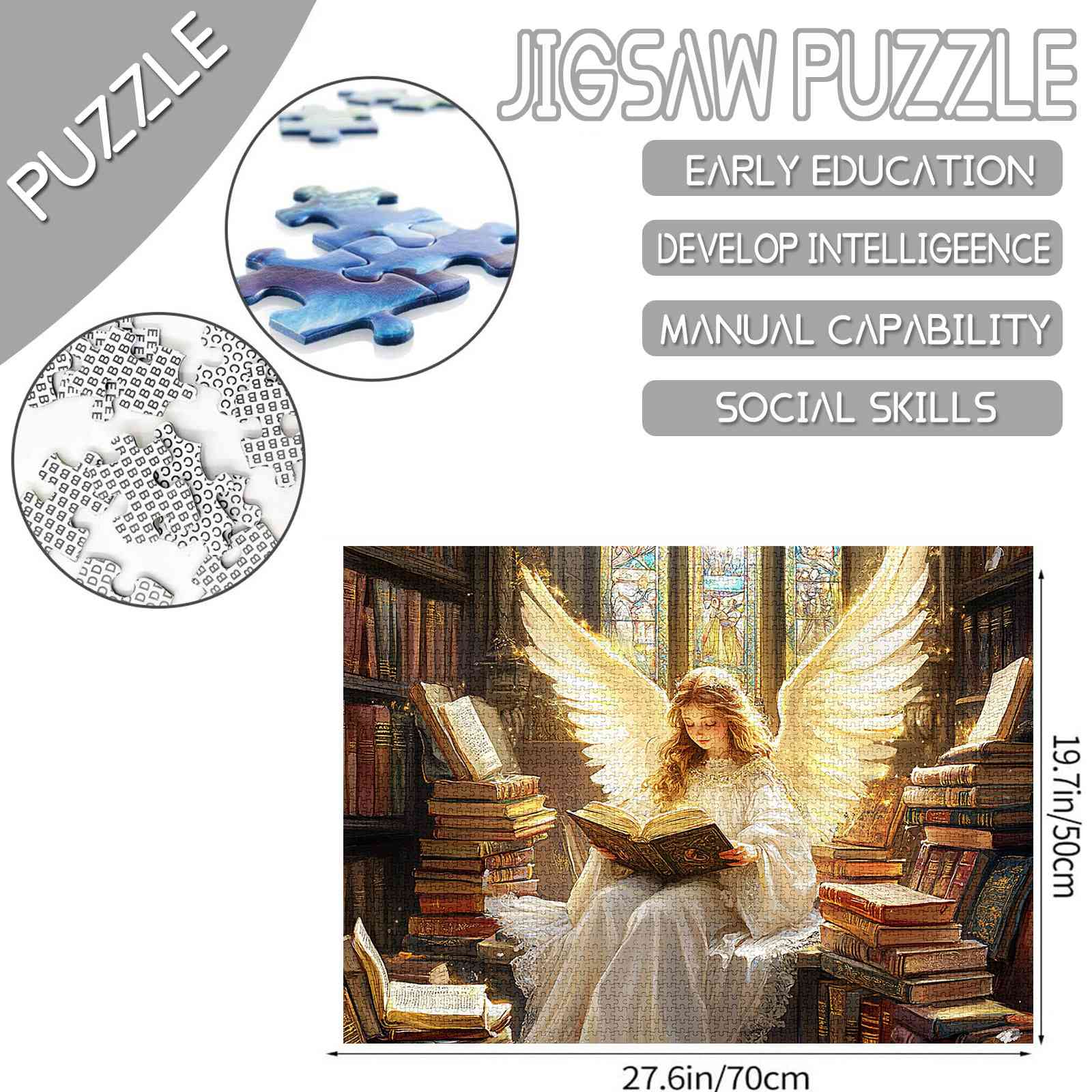 Library Angel Jigsaw Puzzles