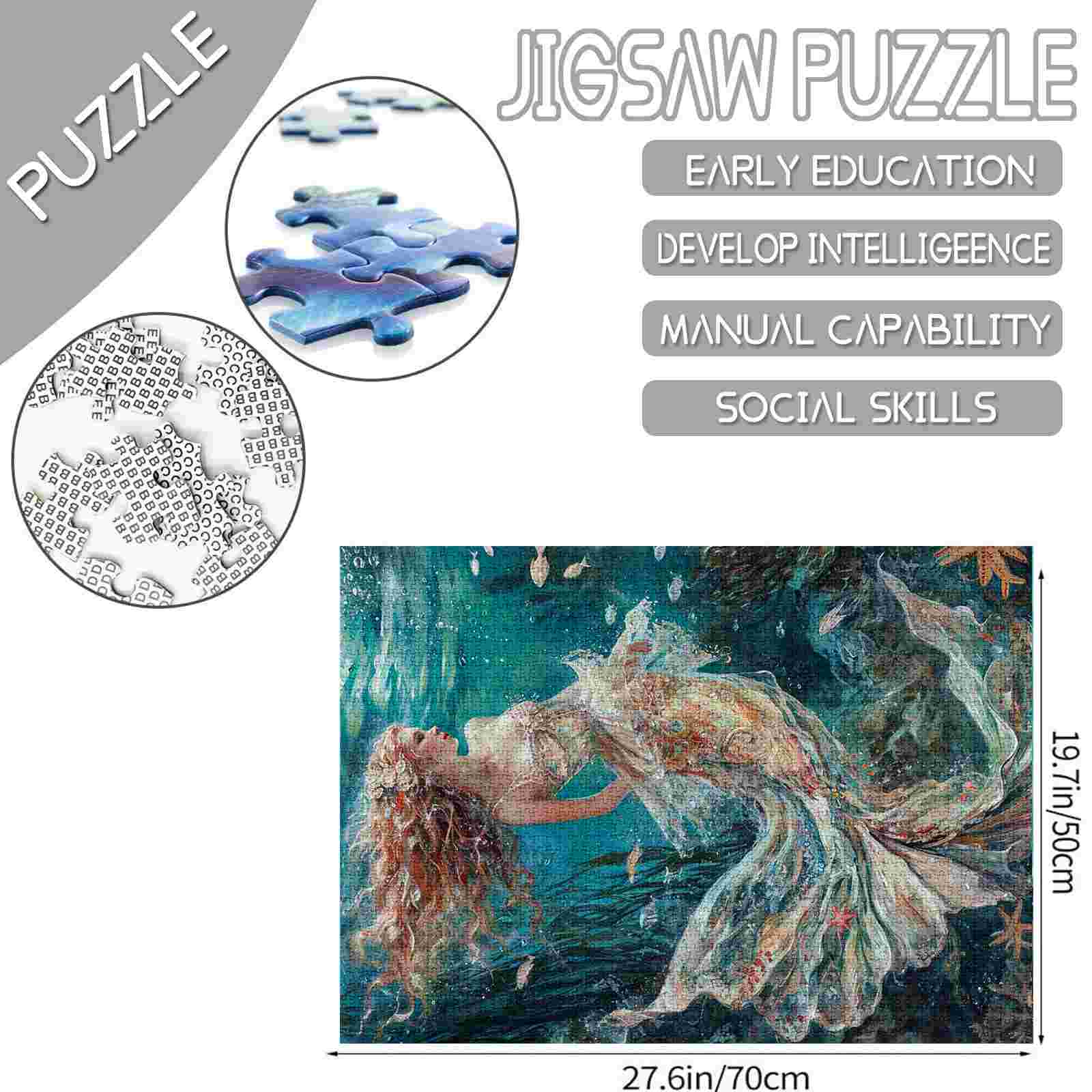 Graceful Mermaid Jigsaw Puzzle