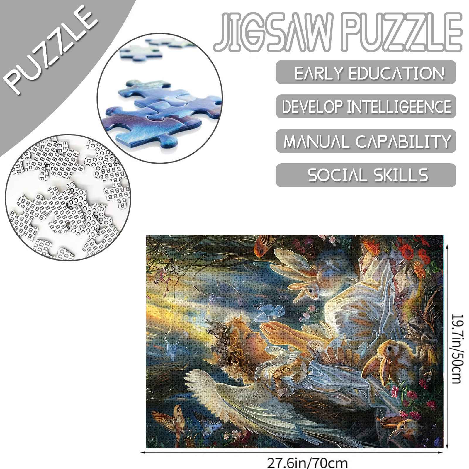 Forest Guardian Angel Jigsaw Puzzles