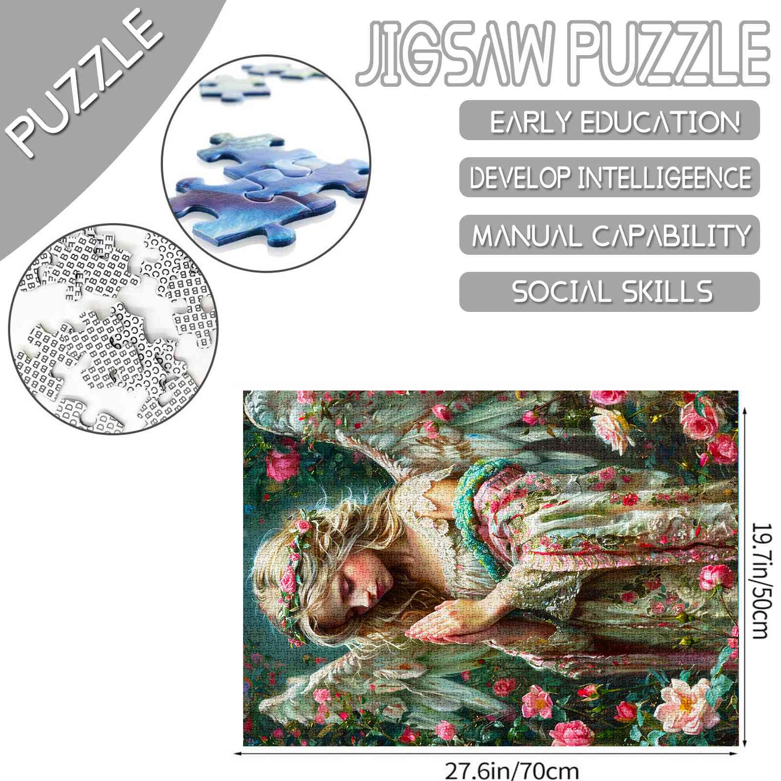 Garden Prayer Angel Jigsaw Puzzles