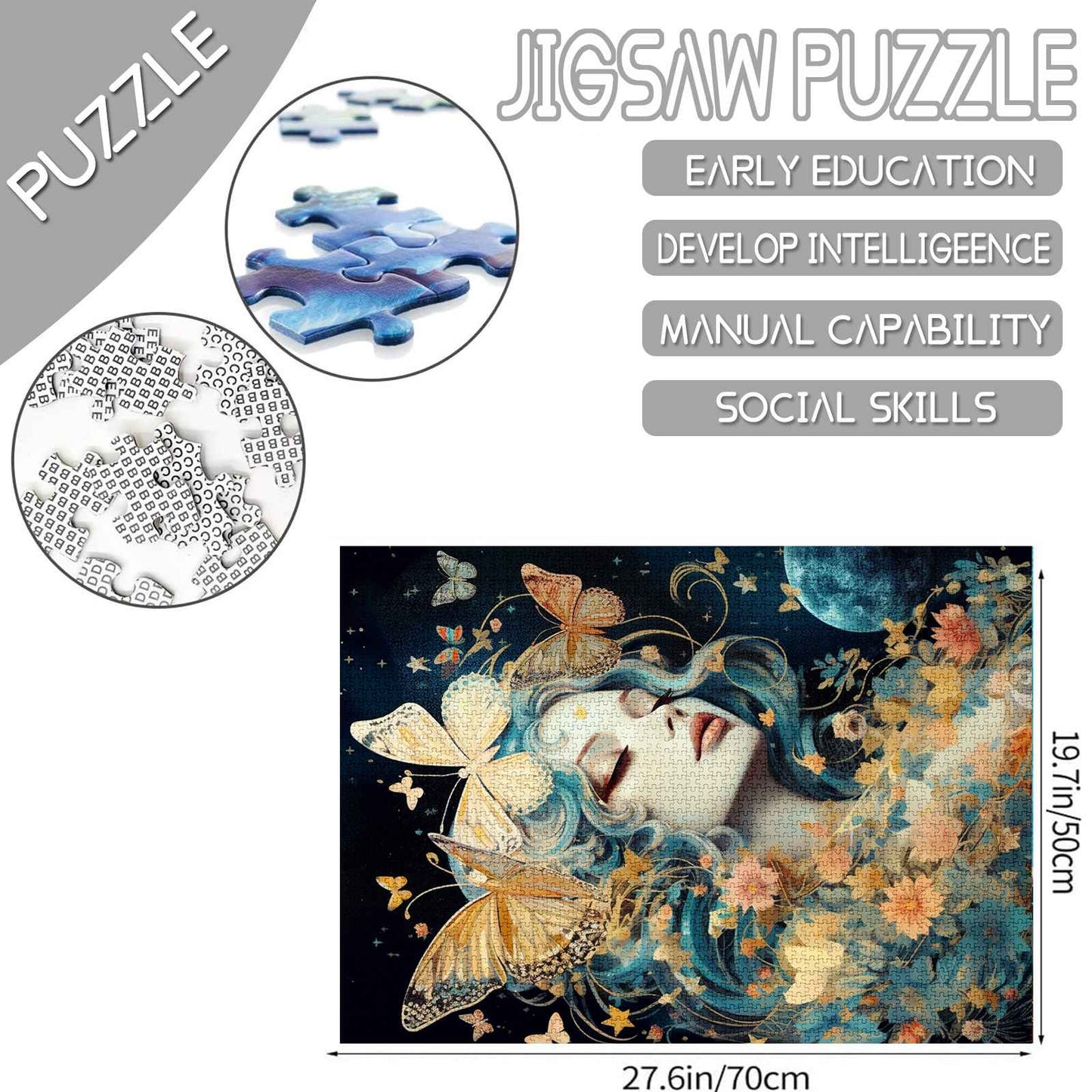 Moonlit Fairy Dreams Jigsaw Puzzles