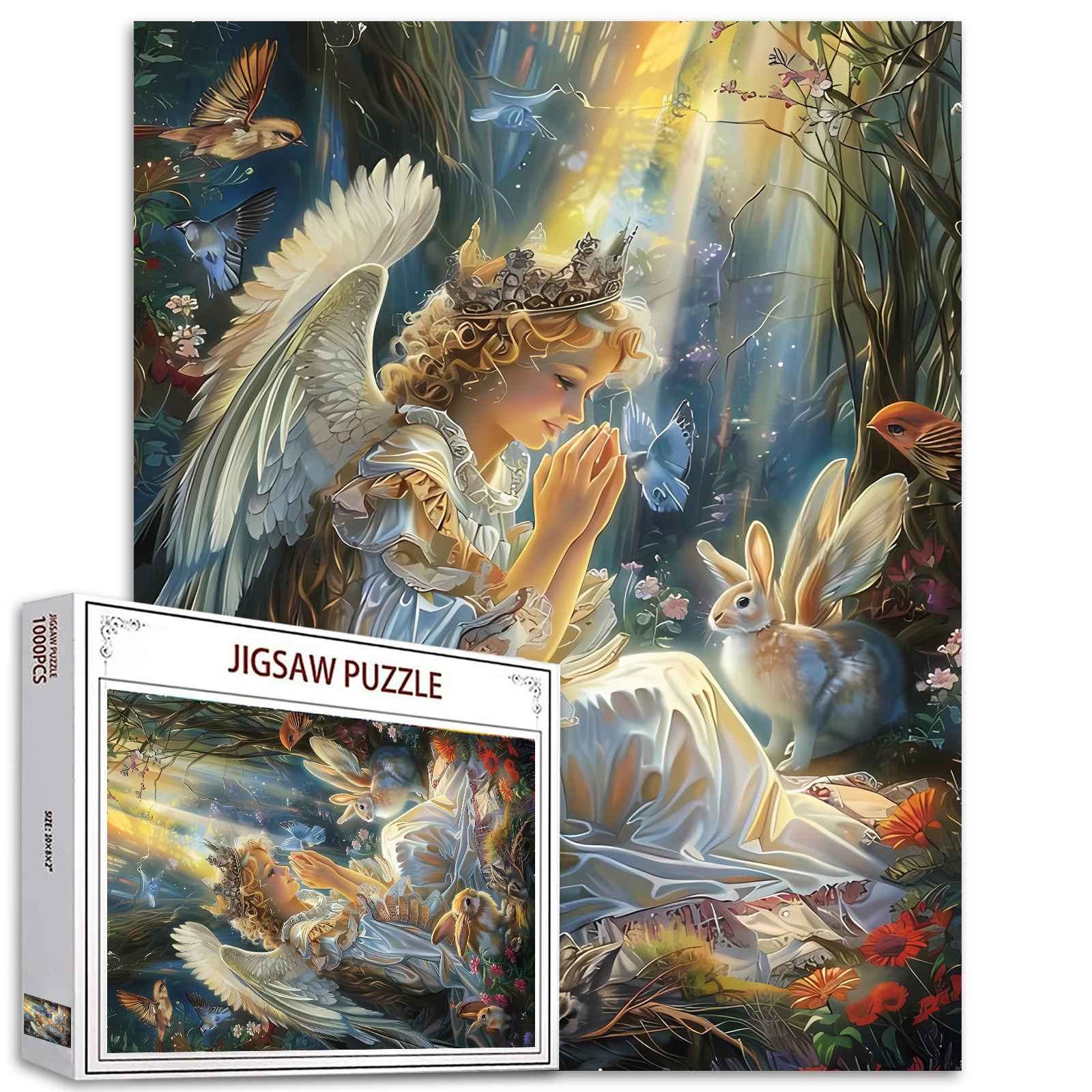 Forest Guardian Angel Jigsaw Puzzles