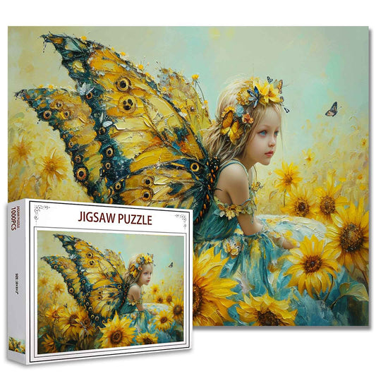 Sunflower Fairy Whispers Jigsaw Puzzles