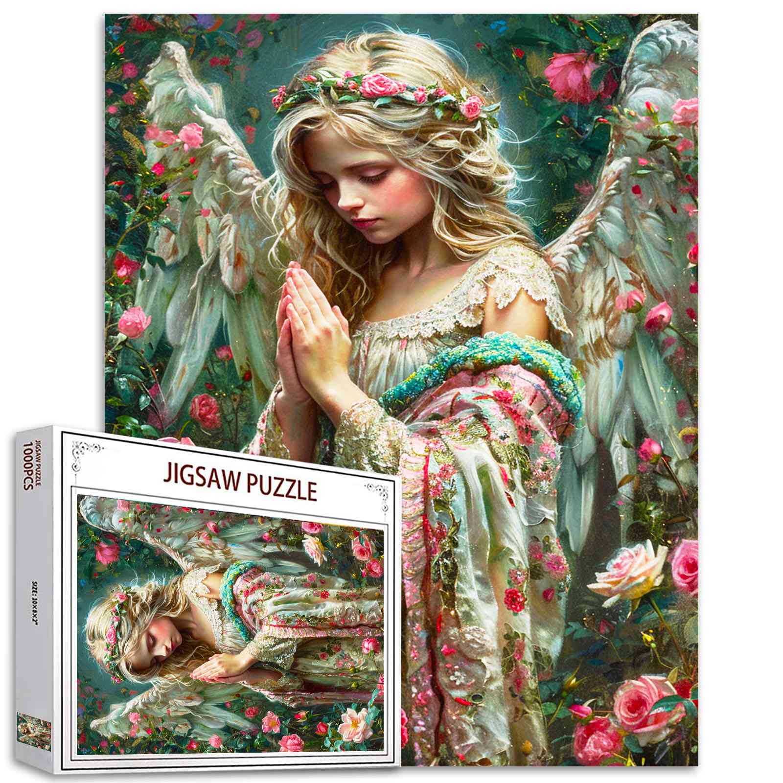 Garden Prayer Angel Jigsaw Puzzles